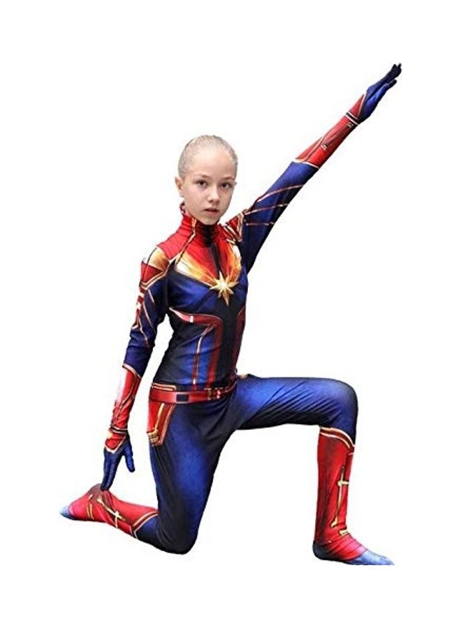 نيبمينينت The Endgame Girl Superhero Captain Marvel Costume 9x8x2inch - Image 3