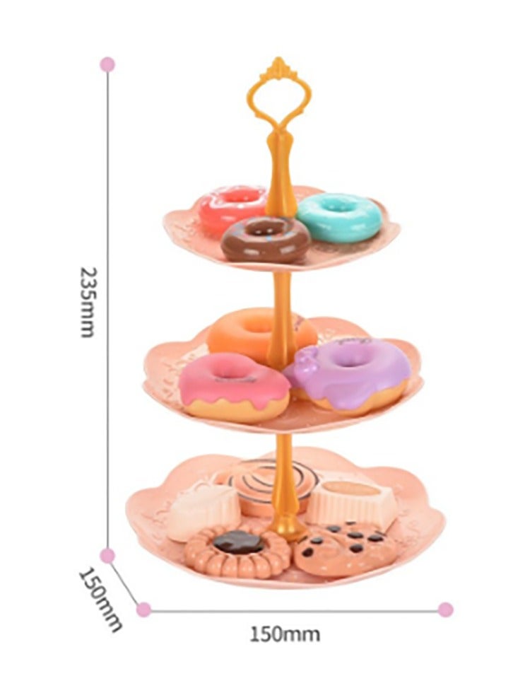 Bukela Tea Set for Little Girls, Birthday Gift for Age 3 4 5 6 Year Old, Toddler Toys Tea Party Set for Little Girls, Princess Kids Kitchen Pretend Toy with Tin Tea Set - Image 3