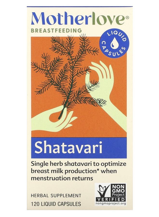 Motherlove - Breastfeeding Shatavari 120 Liquid Capsules - Image 1