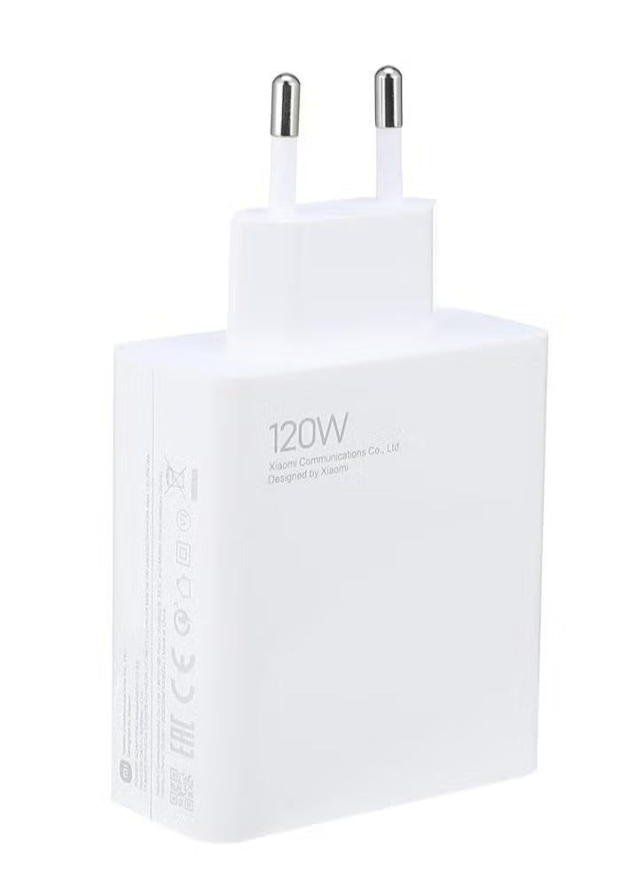MUNTAQI 120W Type-A Fast Charging Combo – Super-Fast USB Charger for Phones, Tablets, and Laptops | Universal Compatibility, Durable & Safe Design in White for Reliable Performance - Image 1