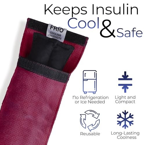 FRIO INDIVIDUAL Insulin Pen Cooling Case - Individual Medication Cooler - Diabetic Travel Case - Single Wallet - Image 4