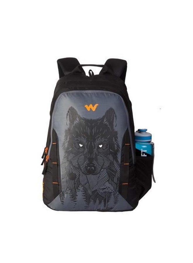 Wildcraft 44 Litres Nylon Casual Backpack - Wolf Black (Large Size) - Image 1