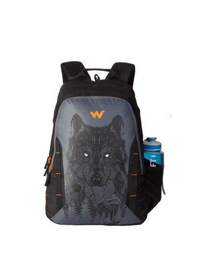 Wildcraft 44 Litres Nylon Casual Backpack - Wolf Black (Large Size) - Image 5