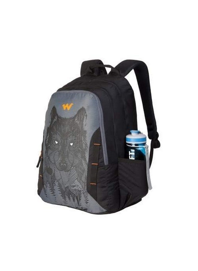 Wildcraft 44 Litres Nylon Casual Backpack - Wolf Black (Large Size) - Image 2