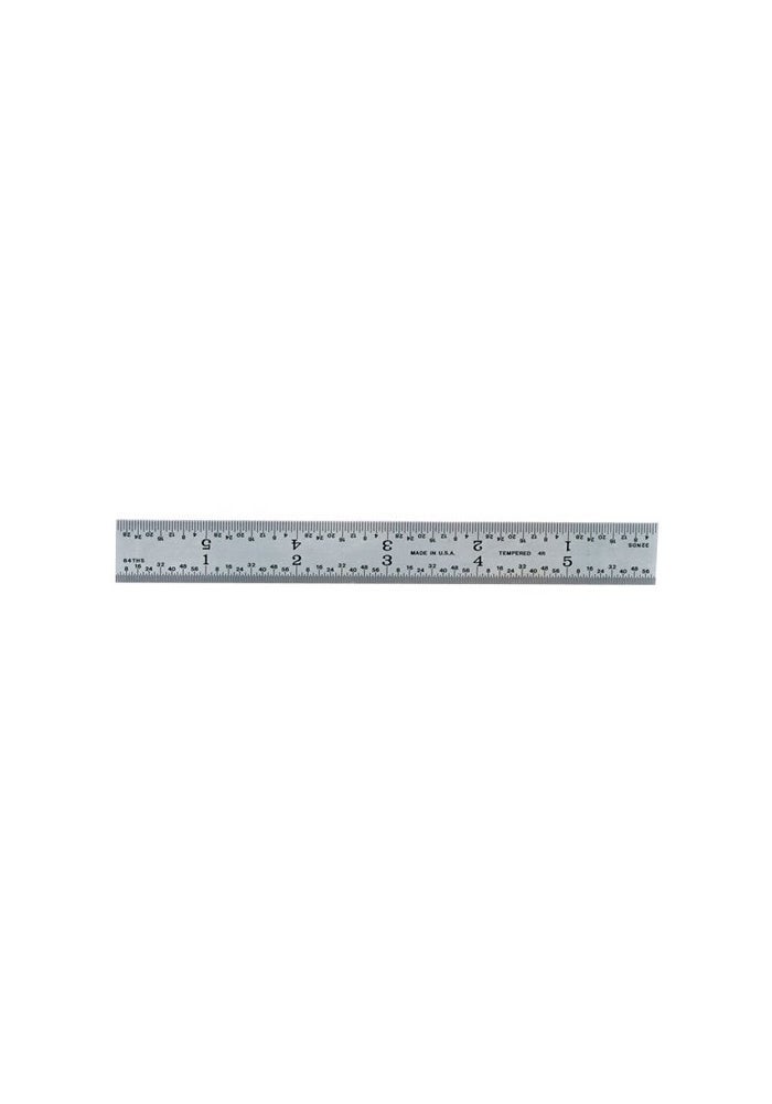 Mitutoyo 182-101 Steel Rule - 6 Inch Measuring Tool with Satin Chrome Finish - Image 5
