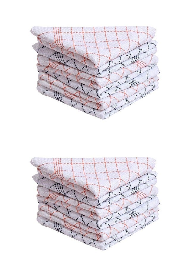 HSR Collection Cotton Multipurpose Kitchen Napkins, (18X18 Inches, Multicolour) - Pack of 12 - Image 1
