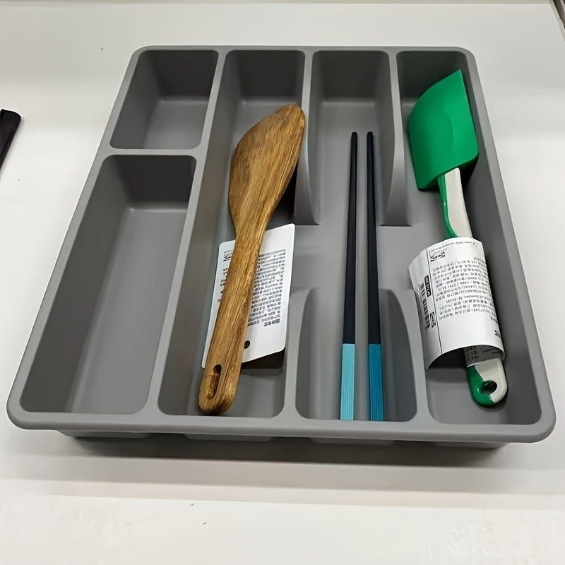 Multifunctional Kitchen Drawer Tray for Knives Forks Spoons - Image 5