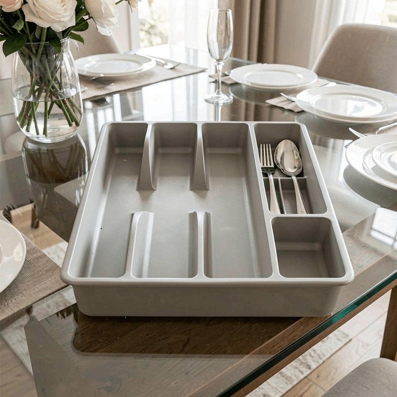 Multifunctional Kitchen Drawer Tray for Knives Forks Spoons - Image 3