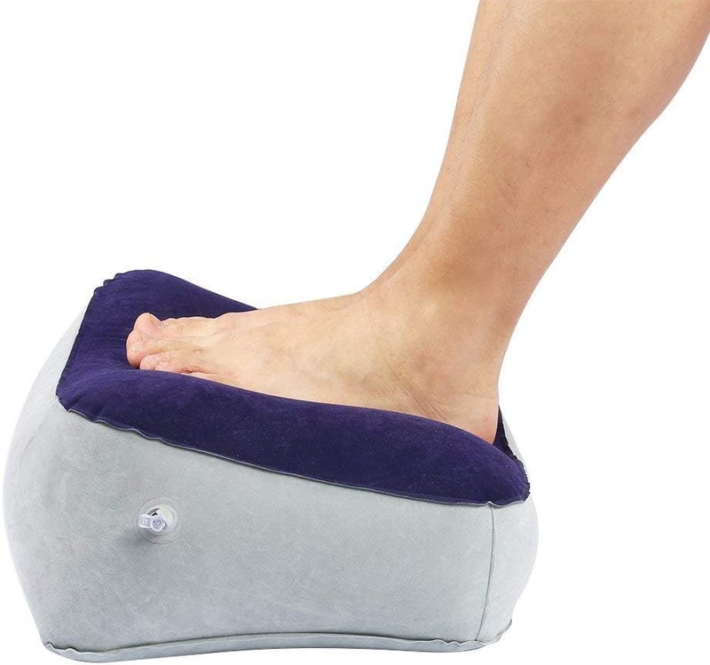 klarako Inflatable Travel Leg Up Foot Rest, Inflatable Foot Rest Mat Inflating Fast Relax Yourself At Any Time Reduce Deep Vein Thrombosis Risk Suitable For Use In Travel Home Office(1#) - Image 2