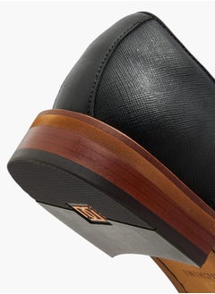 DUCHINI Mens Solid Lace-Up Derby Shoes  - Image 4