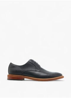 DUCHINI Mens Solid Lace-Up Derby Shoes  - Image 2