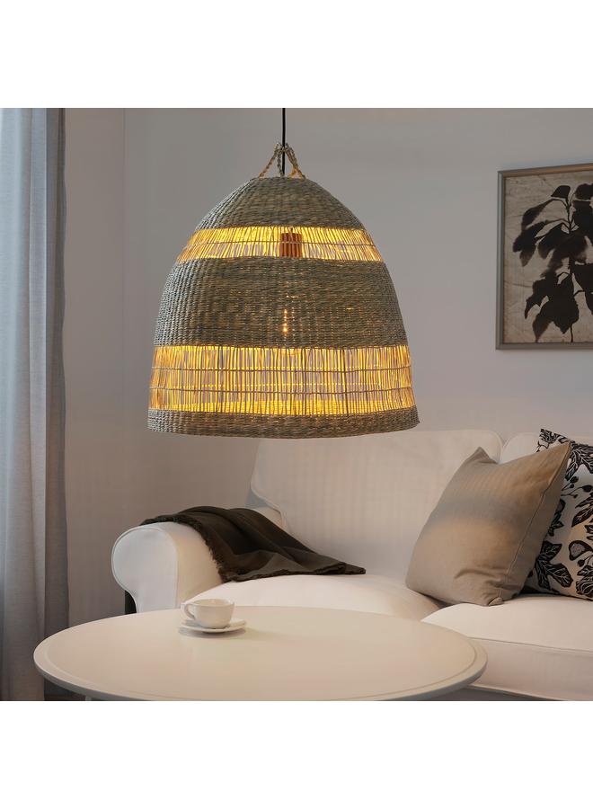 Zaboon Pendant lamp shade, sedge/handmade, 55 cm  - Image 2