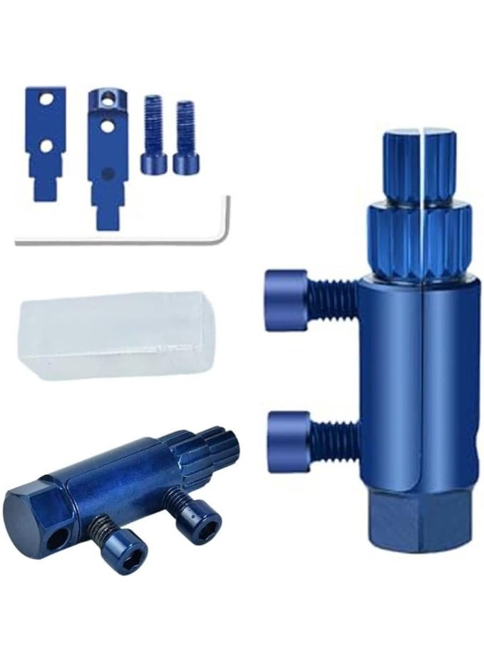 JOGAMS Stripped Screw Extractor Broken Pipe Thread Extractor Tool Broken Valve Thread Extractor for 1/2" 3/4" 1" Pipes Removes Rusted Damaged Faucet Bolts and Pipe Threads - Image 1