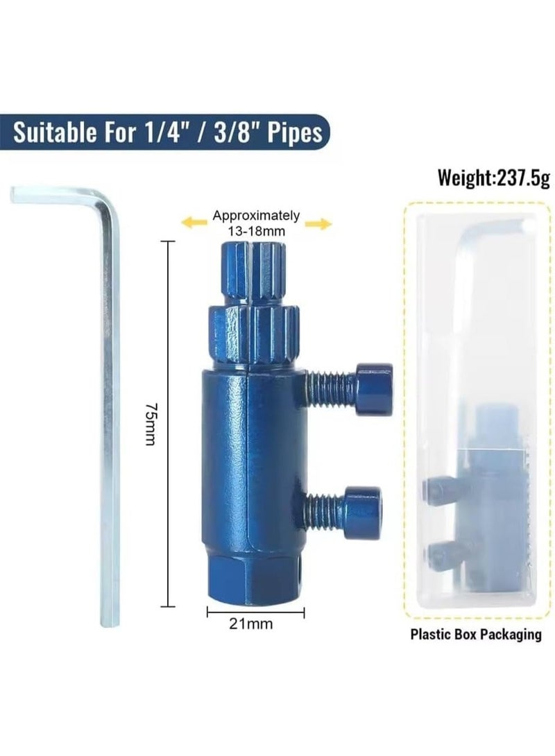 JOGAMS Stripped Screw Extractor Broken Pipe Thread Extractor Tool Broken Valve Thread Extractor for 1/2" 3/4" 1" Pipes Removes Rusted Damaged Faucet Bolts and Pipe Threads - Image 2