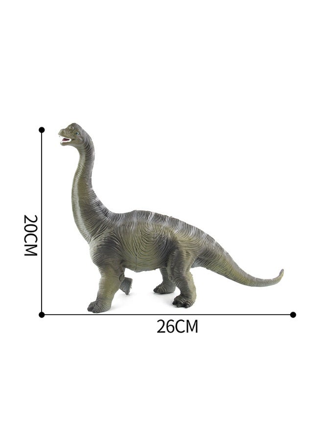 Halamodo Diplodocus Dinosaur Model , Realistic Prehistoric Animal Toy Set, Solid Plastic Material, Wild Ornaments, Jungle Zoo Cognitive Toys, Children's Birthday Party Gifts , Green 26x7x20 cm - Image 5