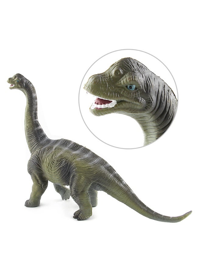 Halamodo Diplodocus Dinosaur Model , Realistic Prehistoric Animal Toy Set, Solid Plastic Material, Wild Ornaments, Jungle Zoo Cognitive Toys, Children's Birthday Party Gifts , Green 26x7x20 cm - Image 4