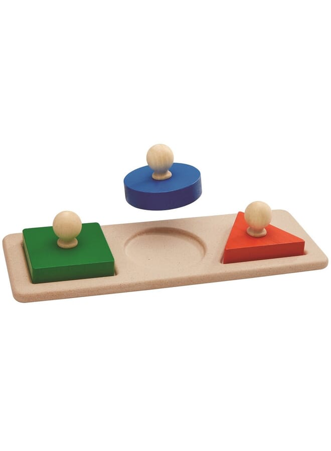 IAF Wooden Shape Matching Puzzle Multicolor - Image 2
