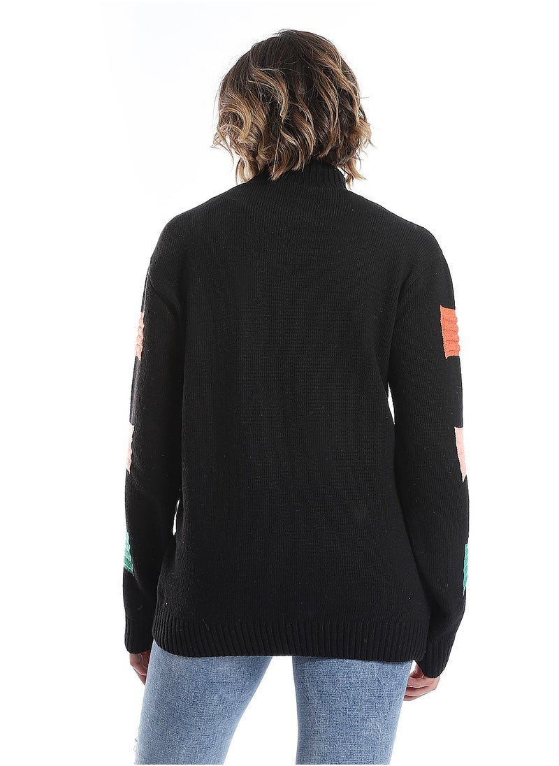 Caesar Women Wool Pullover With Round Neck  - Image 3