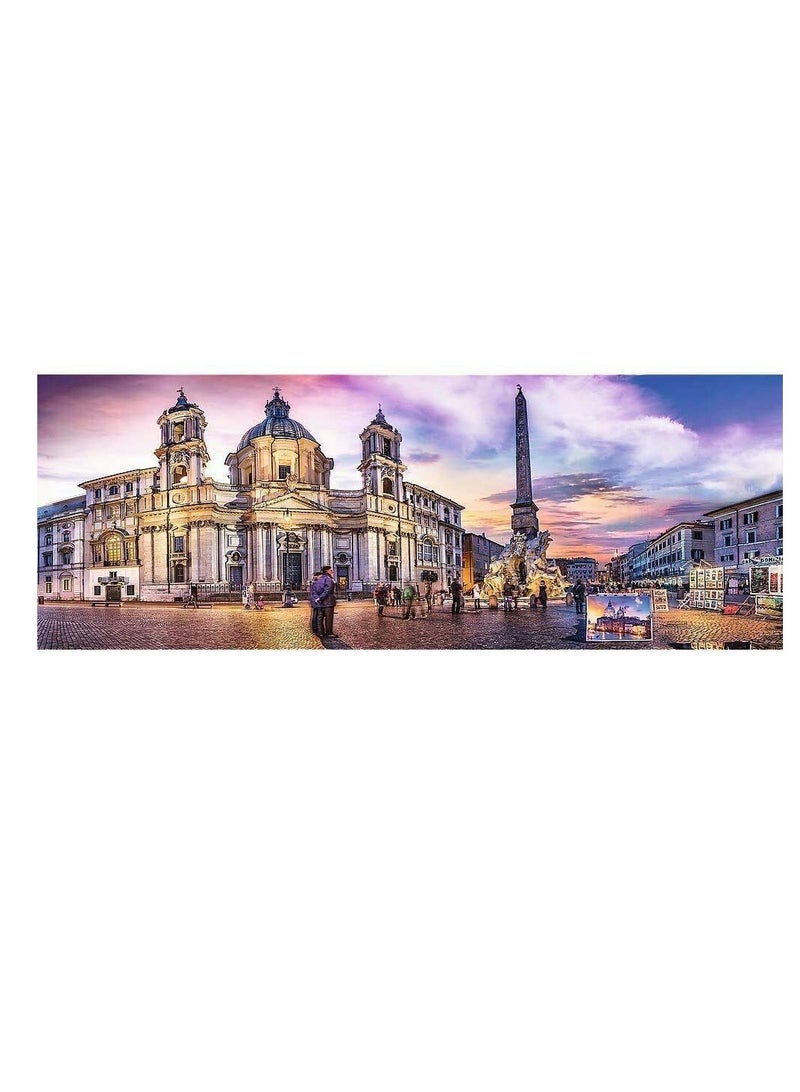 Trefl Trefl - Piazza Navona Rome Panorama Puzzle 500 Pieces - 29501 - Image 2