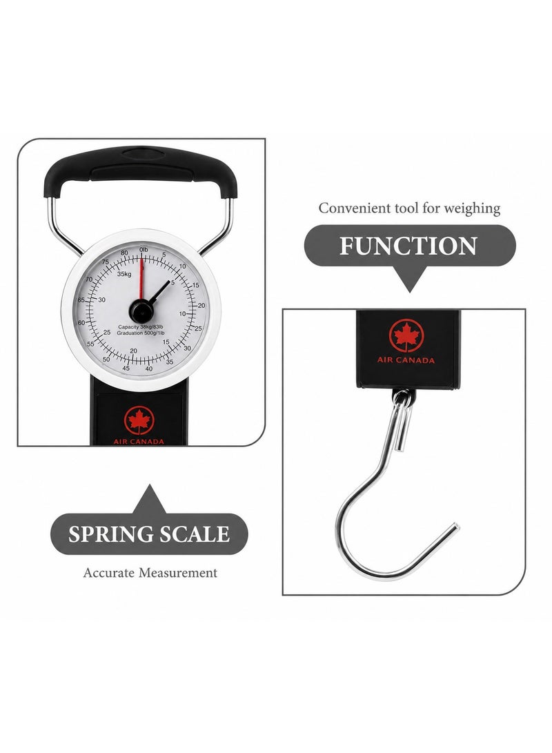 Air Canada Analog Luggage Scale with Built-in Tape Measure – 83 lb (38 kg) Capacity - Image 4