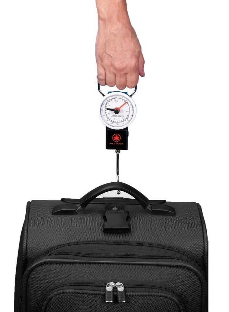 Air Canada Analog Luggage Scale with Built-in Tape Measure – 83 lb (38 kg) Capacity - Image 2