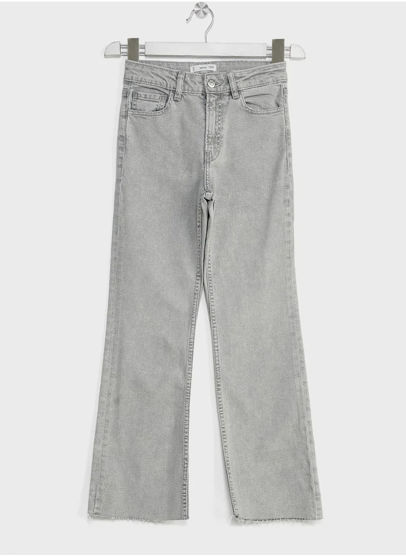 MANGO Youth Flared Jeans