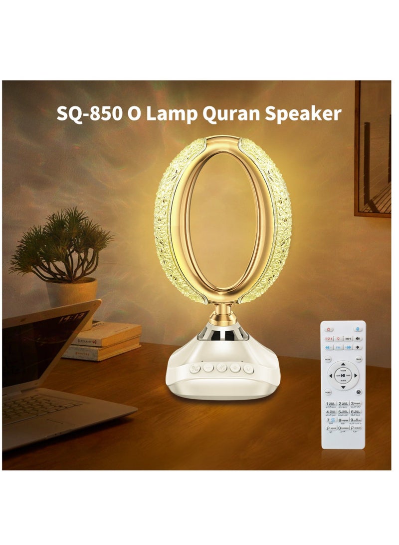 SQ-850 "O" Shaped Table Lamp Al Quran Speaker 16 Colors MP3 Player Mobile Control Remote Control - Image 5