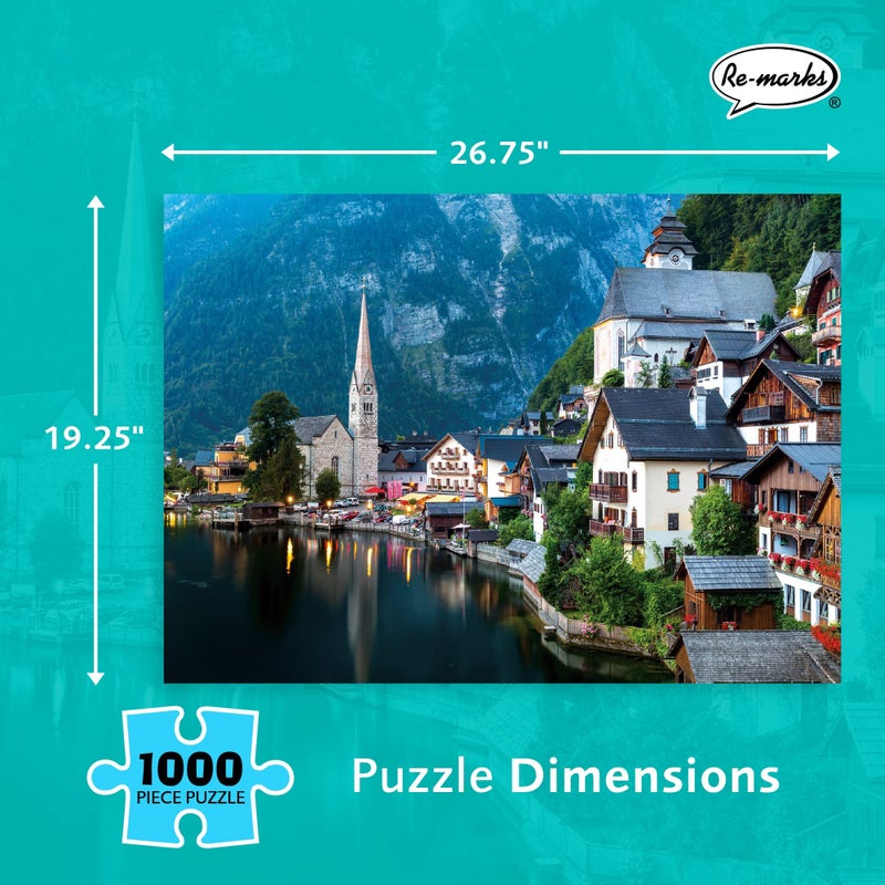 Re-Marks Austria Puzzle, Large 1000 Piece Puzzle for All Ages - Image 3