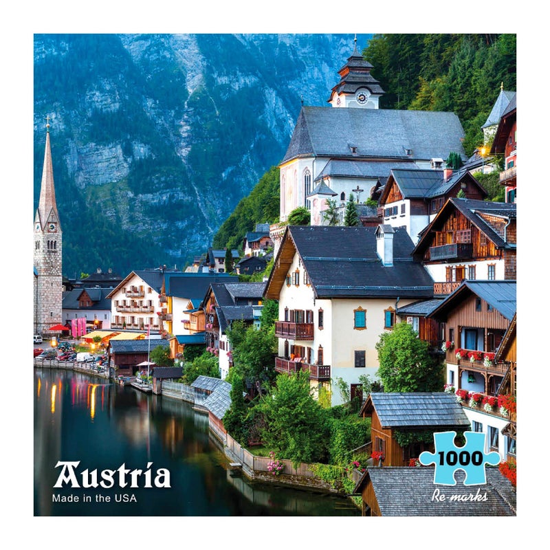 Re-Marks Austria Puzzle, Large 1000 Piece Puzzle for All Ages - Image 1