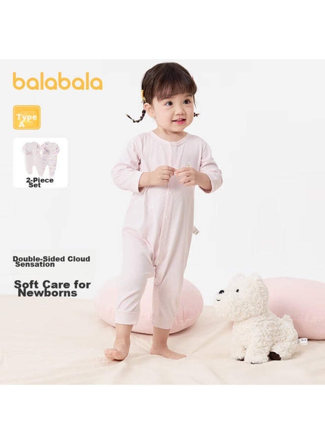Balabala Balabala Baby Clothes, Infant Onesie Pajamas, Newborn Romper, Two-piece Set, Cute, 208324133201  - Image 1