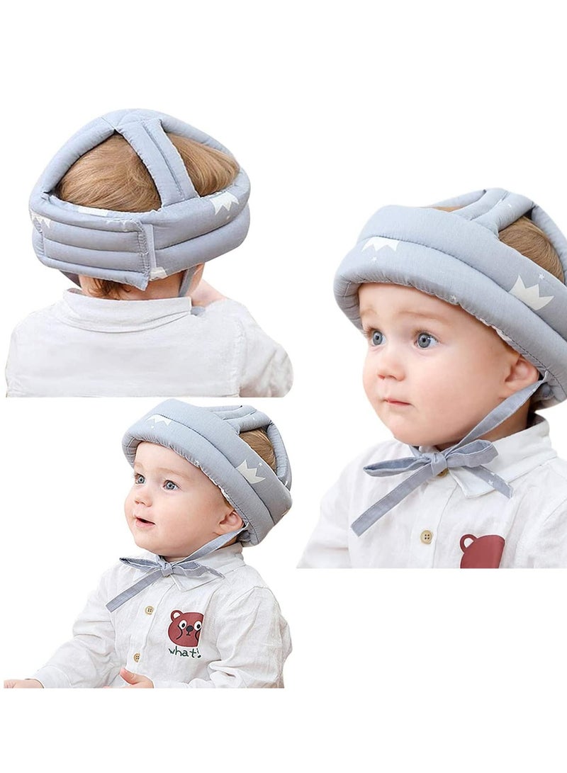 Baby Helmet for Crawling, Toddler Safety Hat, Toddler Head Protector Hat,  Safety Helmet Infant Walker Bumper Hat, Adjustable Headguard Hat for Baby Boys Girls Learn to Walk, for Aged 0-3 Years - Image 5