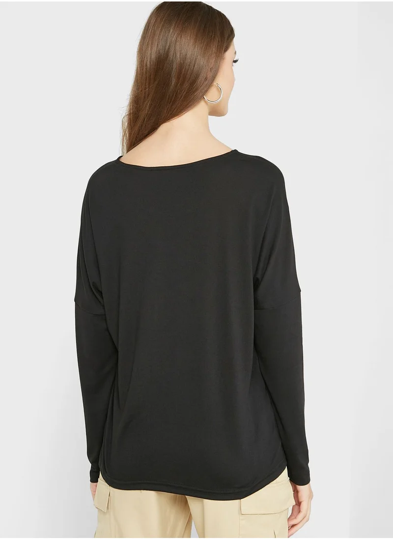 VERO MODA Crew Neck Knitted Top