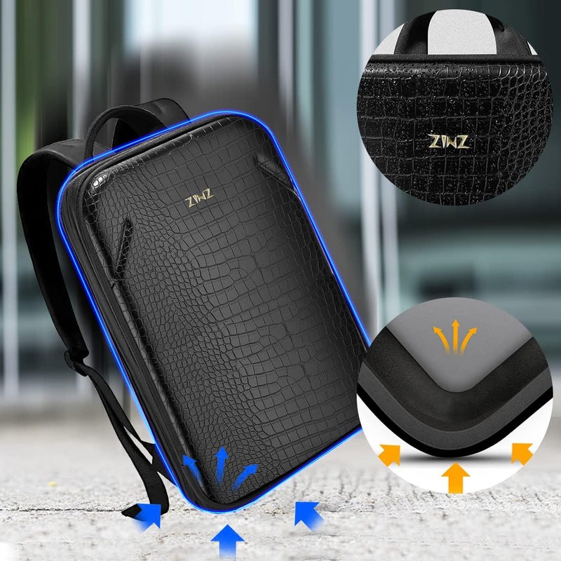 ZINZ Slim & Expandable Laptop Backpack 15 15.6 16 Inch Case, Water Resistant Travel Backpack Compatible with MacBook Pro/Neo 16" 15", Dell XPS 15 16 and Most 15" 15.6" 16" Notebooks - Image 3