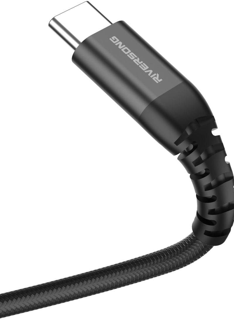 RIVERSONG RIVERSONG Cable Alpha L5 20W PD Lightning iPhone to Type-C, Black  - Image 3