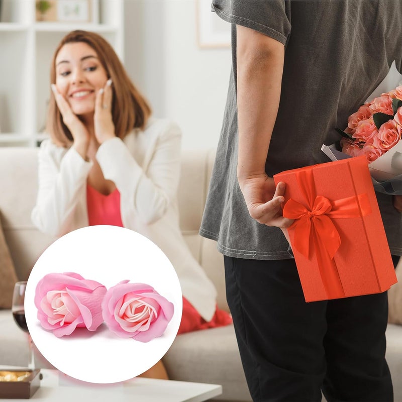 KASTWAVE 81 PCS Rose Soap Flowers Gift Set, Scented Floral Bouquet Soap Petals for Women, Romantic Bath Shower Spa Gift, Ideal for Valentine’s Day, Wedding, Birthday, Anniversary, Party Favors - Image 4