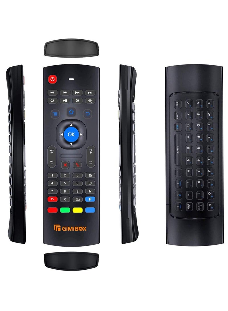 ELTRAZONE Gimibox MX3 Pro Air Mouse Wireless Keyboard – 2.4G Smart TV Remote with Motion Sensing for Android TV Box, PC, Smart TV, Projector, HTPC - Image 2