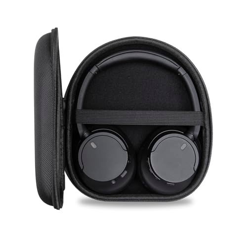 Ginsco New Case Compatible with Sony WH-CH 720N/710N Noise Canceling Wireless Headphones, with JBL Tune 770NC 720BT SoundCore Q20 BERIBES/KVIDIO/Picun Hard Shell Travel Carrying Headset Case (Black) - Image 1