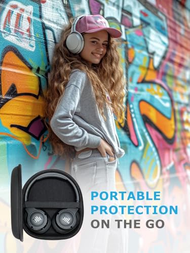 Ginsco New Case Compatible with Sony WH-CH 720N/710N Noise Canceling Wireless Headphones, with JBL Tune 770NC 720BT SoundCore Q20 BERIBES/KVIDIO/Picun Hard Shell Travel Carrying Headset Case (Black) - Image 3