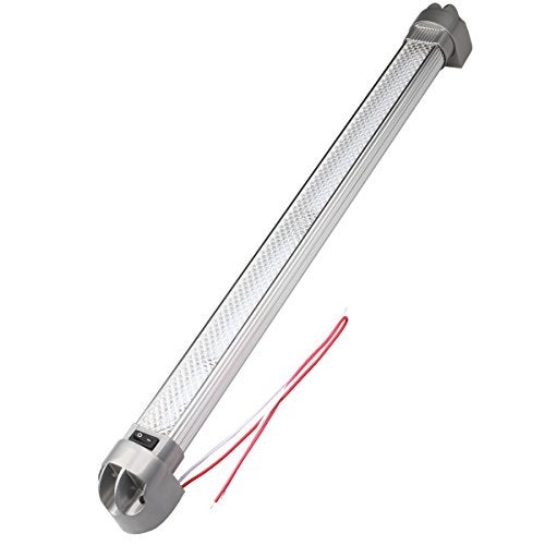 Lightronic RV Under-Cabinet LED Light Fixture 38.6", 6000K Cool-White Super Bright, High Light-Output Low Current Draw, Integrated On/Off Rocker Switch, Heavy-Duty Aluninum Housing, 12V/24V DC, 1-Pack - Image 1