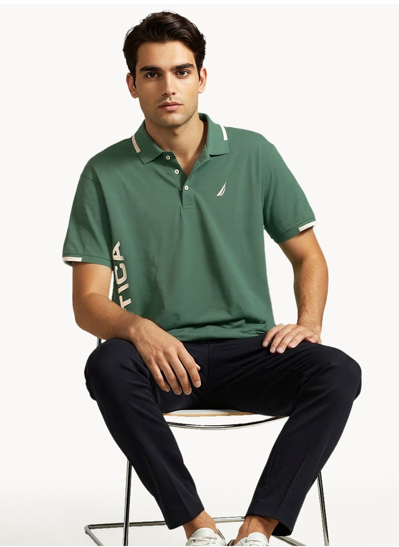NAUTICA Regular Fit Premium Cotton Logo Polo Shirt  - Image 3