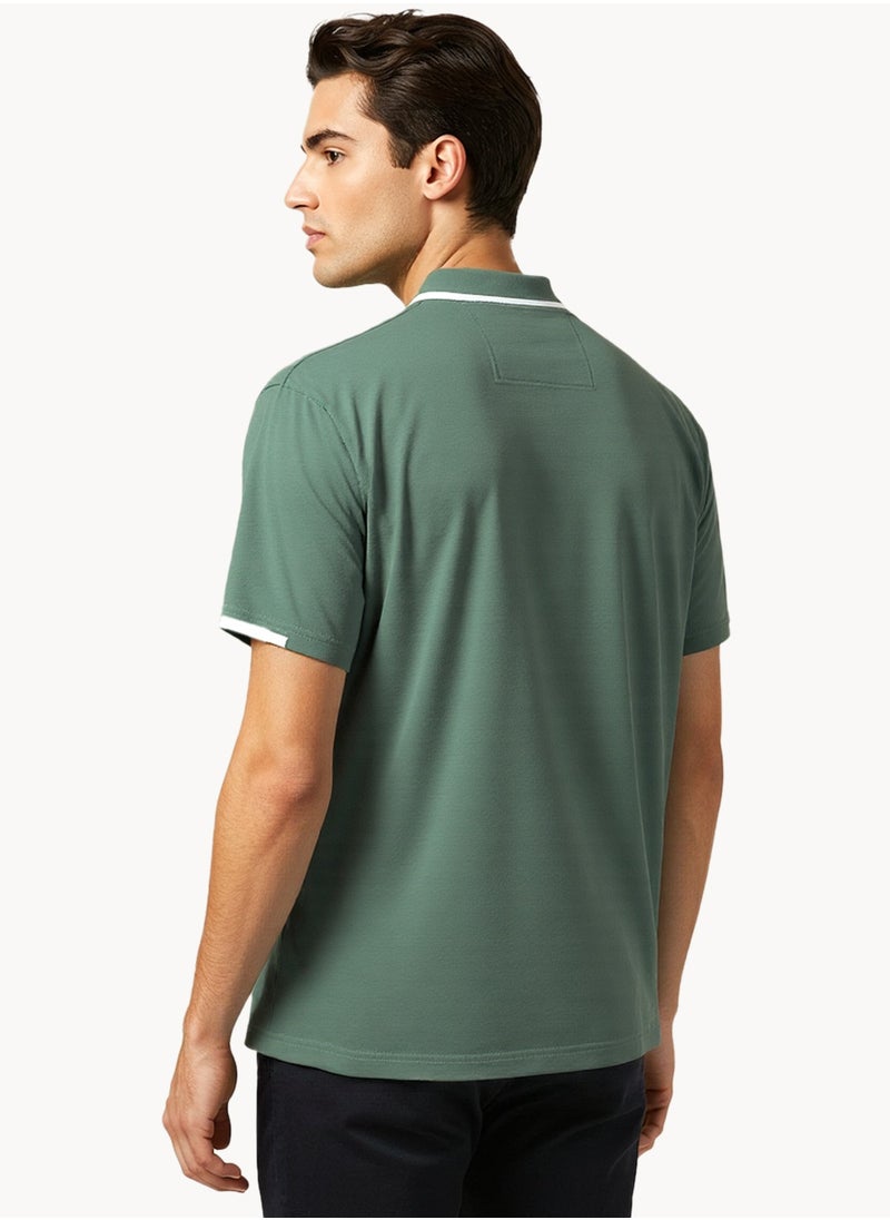 NAUTICA Regular Fit Premium Cotton Logo Polo Shirt  - Image 2