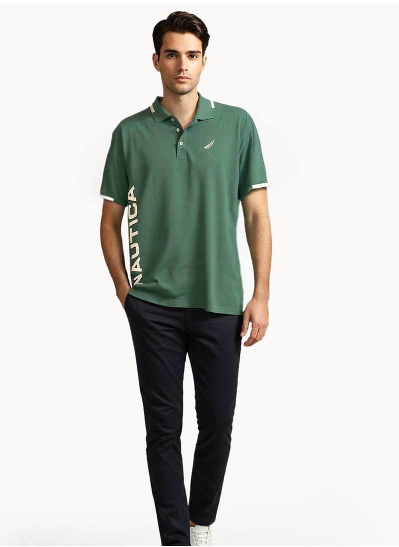 NAUTICA Regular Fit Premium Cotton Logo Polo Shirt  - Image 4