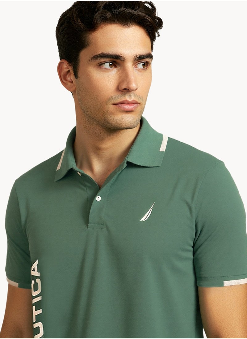 NAUTICA Regular Fit Premium Cotton Logo Polo Shirt  - Image 5