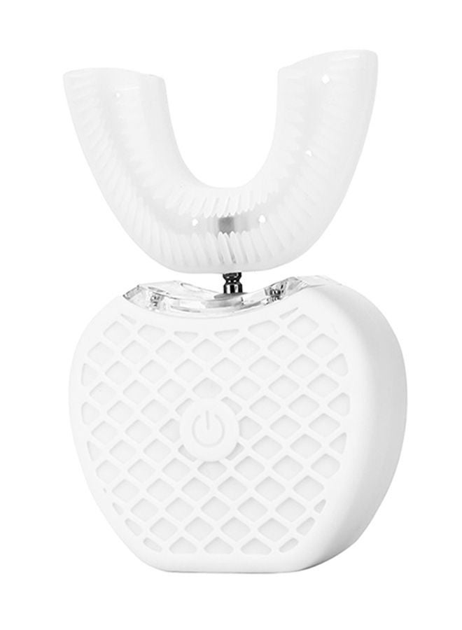 NIBEMINENT U Shape Ultrasonic Electric Toothbrush With 4 Modes Wireless Charger White 0.28kg - Image 1