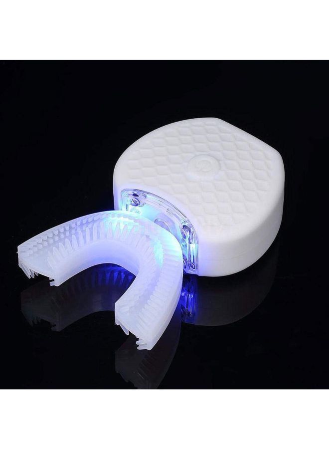 NIBEMINENT U Shape Ultrasonic Electric Toothbrush With 4 Modes Wireless Charger White 0.28kg - Image 2