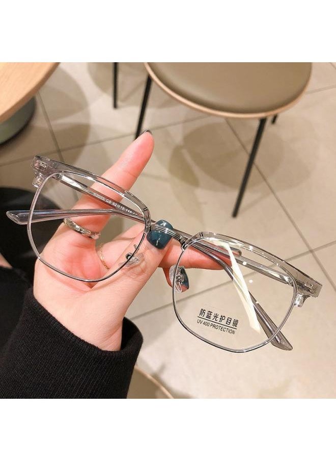 Sven Tech Male Student Myopia Glasses Retro Scummy Half-frame Trendy Ruan Handsome Anti-blue Light Glasses Female With Degrees - pzsku/ZEEA6F113BE74FCCCEB93Z/45/_/1733819987/1dba64e2-31d9-4b48-a2b8-f6f4814c6f34