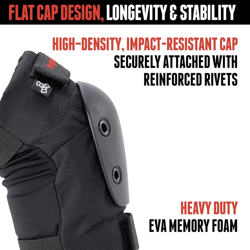 Triple Eight Park Skateboarding Pad Set with KP 22 Knee Pads and EP 55 Elbow Pads - Image 5
