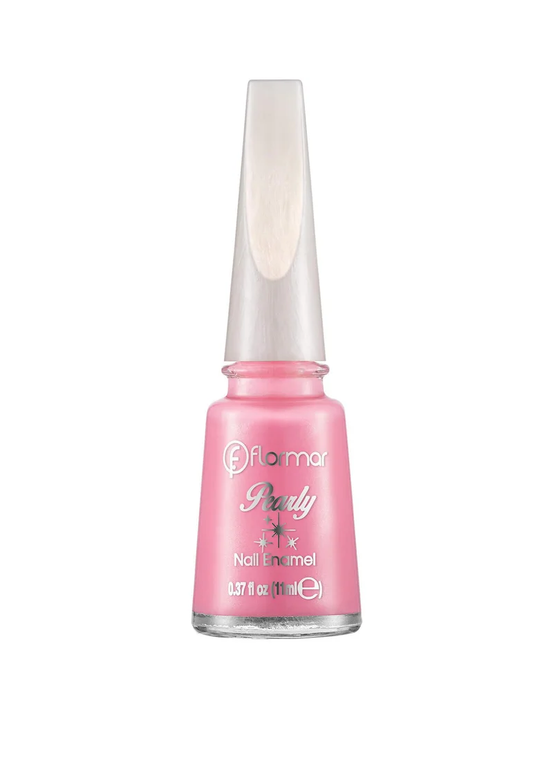 فلورمار Flormar Pearly Nail Enamel - PL124 Light Salmon PL124 لايت سالمون