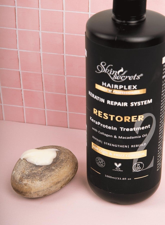 Skin Secrets Restorer KeraProtein Keratin Treatment with Collagen & Macadamia Oil (Step 2)| 1000ml - Image 4