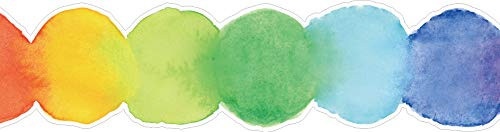 MT mt Washi Masking Tape Fab Die- Cut, Blurred Water Color Paint, 45 mm x 3 mtrs (Pack of 1) - Image 2